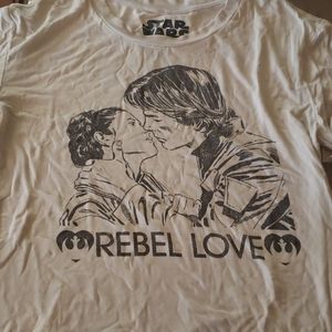 Han Solo & Leia Star Wars Shirt NWT